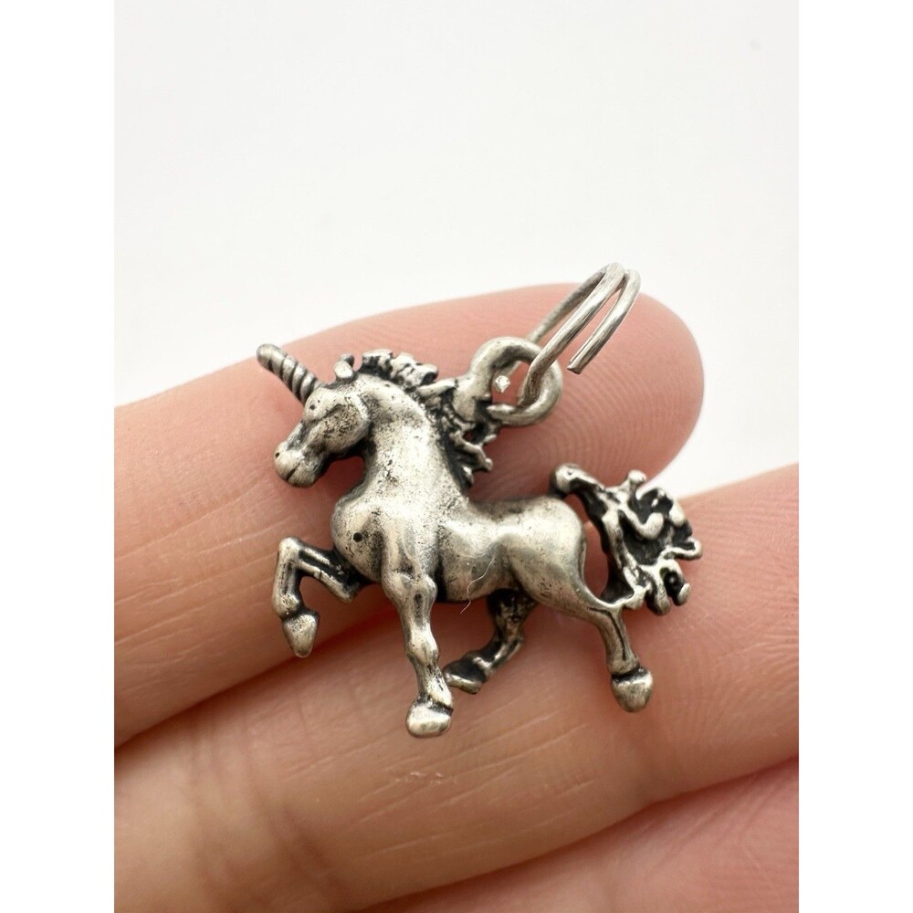 Vintage Sterling Silver Unicorn Charm